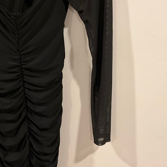 Club L London Black Long Sleeve Dress - Picture 8 of 10